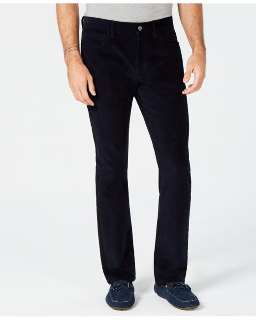 Alfani Blue Navy Corduroy Pants, Created For Macy's for men