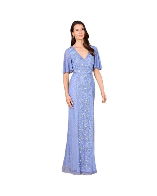 Lara Blue V-neck