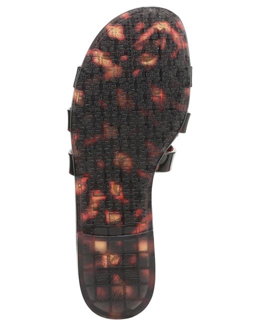 Sam Edelman Brown Bay Jelly Slide Flat Sandals