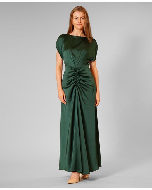 green emerald velvet dress Jordan Dress main image 1