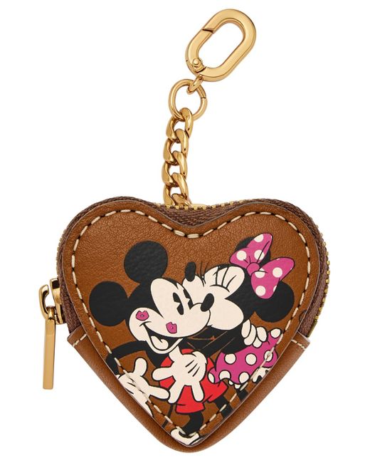 Fossil Pink Disney Coin Pouch Keychain
