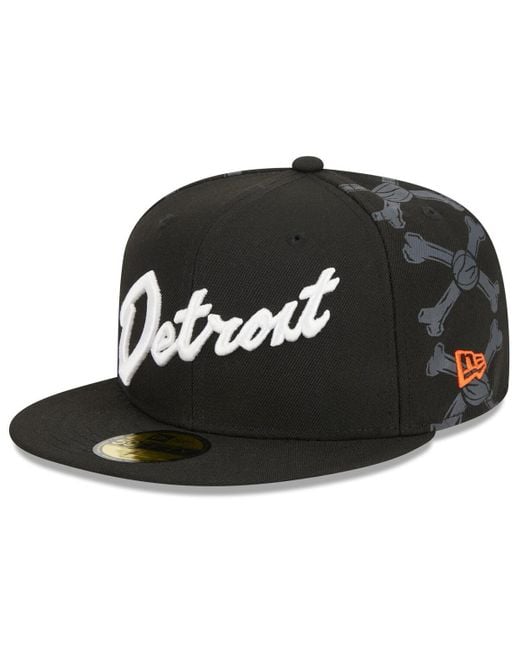 KTZ Detroit Pistons 2023/24 City Edition 59fifty Fitted Hat in Black