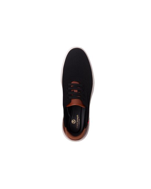 Marc Joseph New York Black Victory Street Hands-free Slip On Technology Lightweight Mesh Oxfords for men