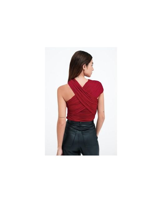 MARCELLA Red Alyssa Infinity Top
