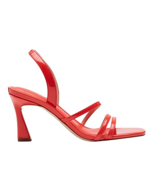 Marc Fisher Red Nalina Strappy Slip-on Sandals