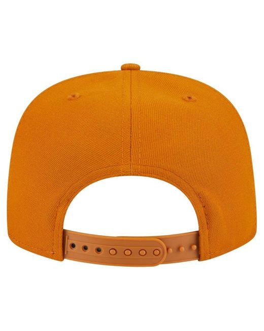 KTZ Orange Â Green Bay Packers Color Pack A-frame 9fifty Snapback Hat for men