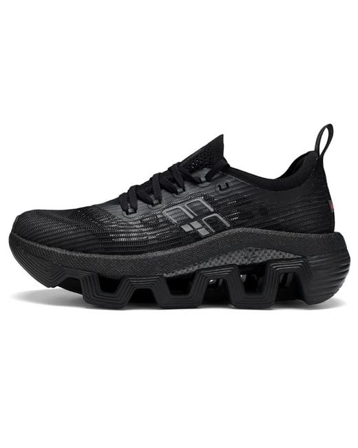 Pinnip Black Performance Sneakers Wave for men
