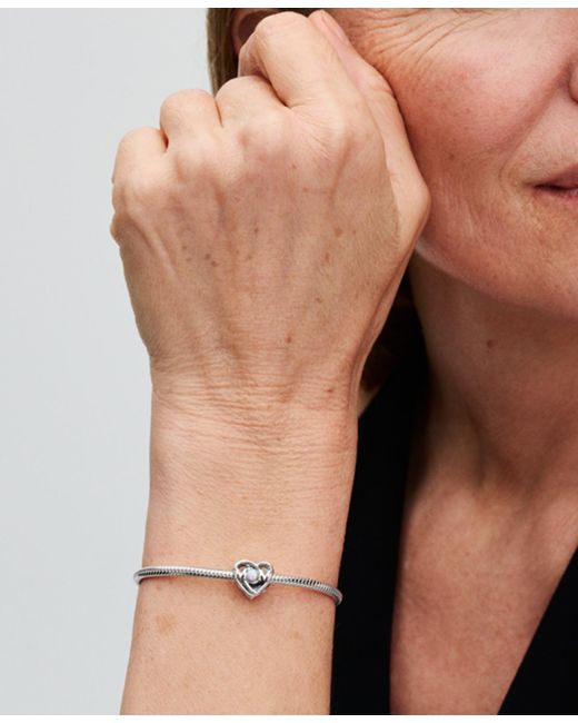 Pandora Metallic Openwork M0m Heart Charm