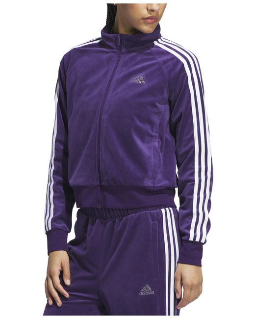 adidas Y2k Velour Glam Jacket in Purple | Lyst adidas Y2k Velour Glam Jacket in Purple | Lyst