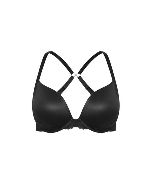 City Chic Blue Plus Size Allure Push Up Bra