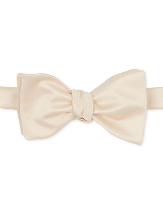 Con.struct Natural Satin Self-tie Bow Tie for men