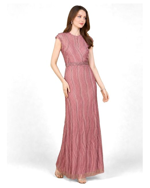 Lara Pink Cap Sleeve