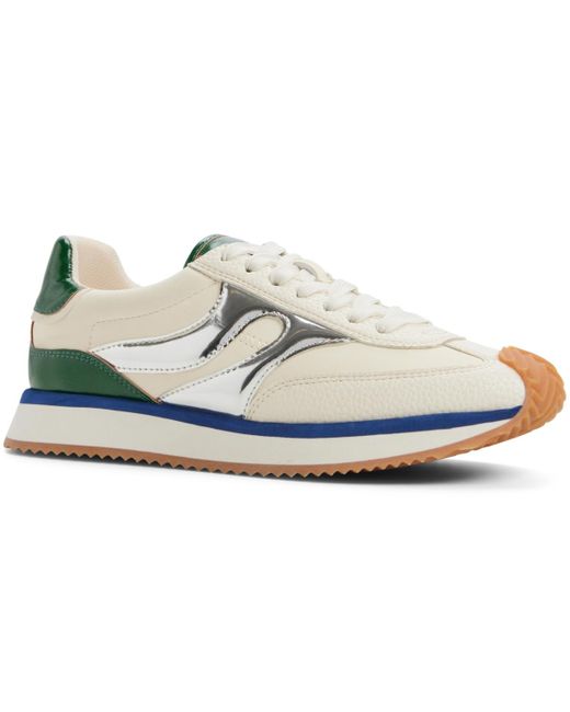ALDO White Deanna Retro Lace-up jogger Sneakers