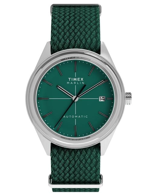 Timex Green Mechanical Automatic Fabric Watch for men