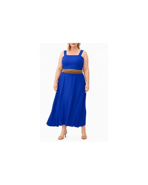 Ada White Classic Wrap Belt Plus Size