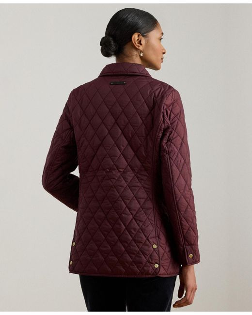 Ralph Lauren Brown Quilted Crest Jacket