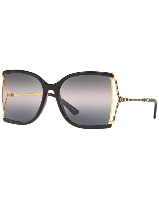 Gucci Multicolor GG0592S 002 Women's Sunglasses Black