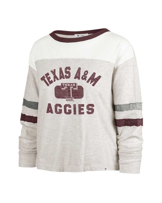 '47 Multicolor Texas A M aggies Vault All Class Lena Long Sleeve T-shirt