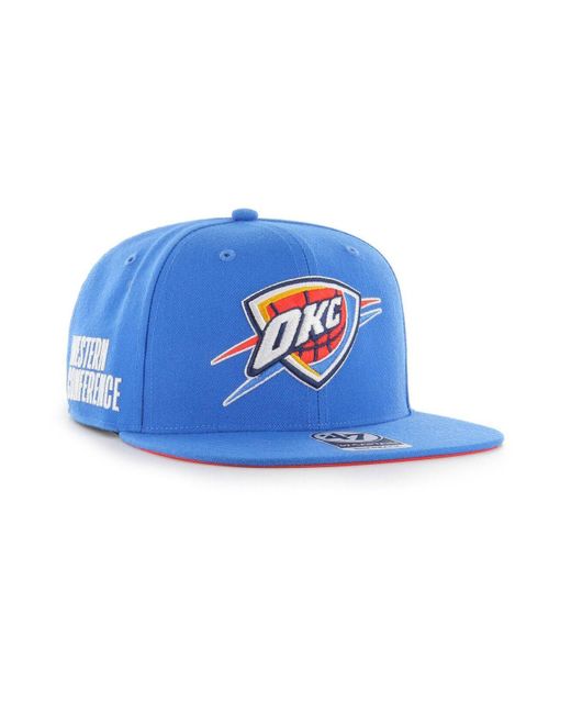 47 Blue Oklahoma City Thunder Reflex Hitch Snapback Hat