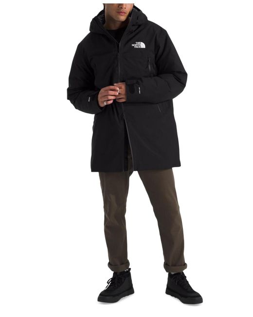 The North Face Black Mountain Range Down Parka Jacket for men