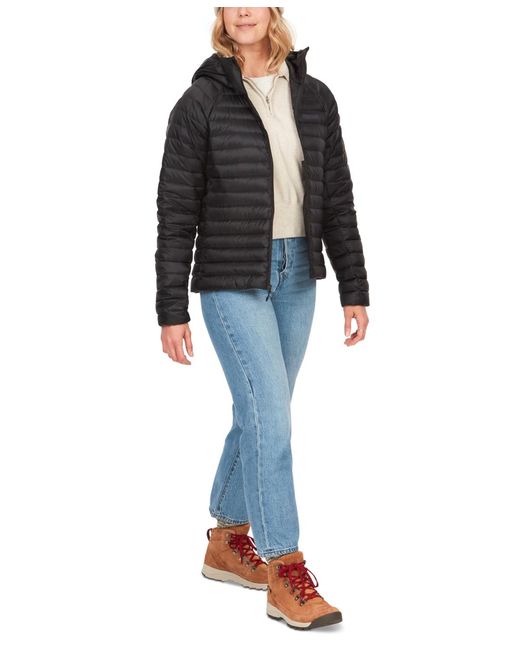 Marmot Black Hype Down Filled Puffer Jacket