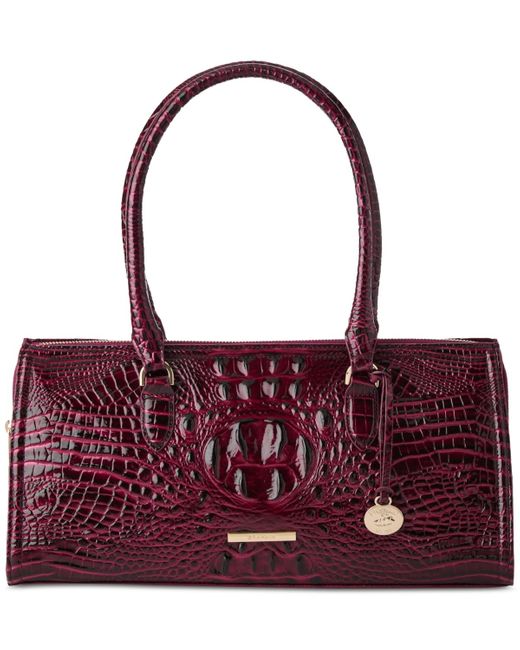 Brahmin Purple Sophia Large Melbourne Satchel