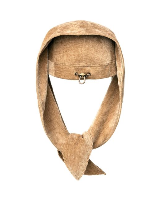 Kangol Natural Velvet Drape 5-panel Baseball