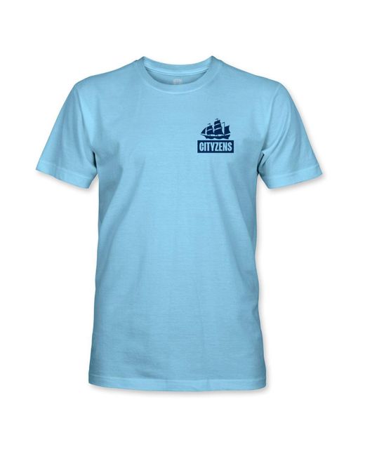 1863fc Sky Blue Manchester City Our City Arc T-shirt for men
