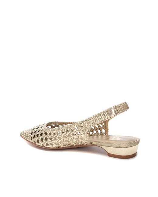 Xti Natural Slingback Flats