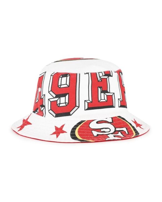 '47 Red San Francisco 49ers Energize Bucket Hat