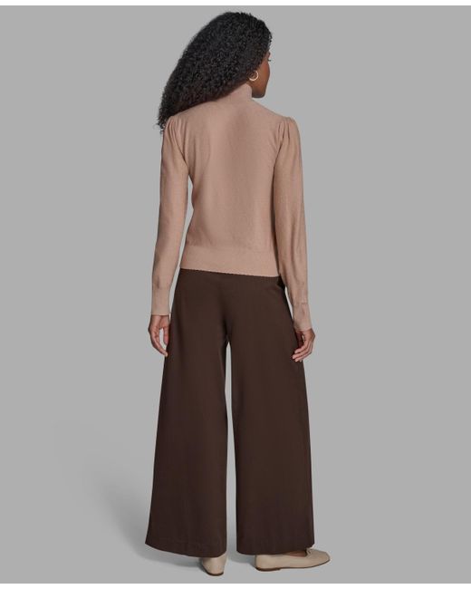 BCBGMAXAZRIA Gray Collared Pull-on Sweater