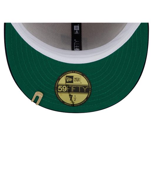 KTZ White Cream/black San Francisco Giants Two-tone Corduroy 59fifty Fitted Hat for men