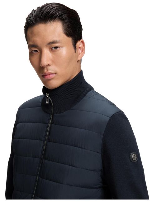 Boss Blue Boss By Virgin-wool Regular-fit Jacket for men