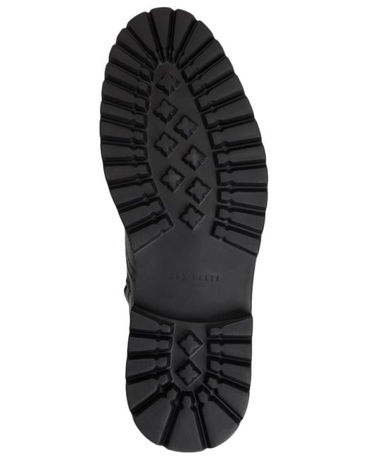 Ted Baker Black Burn Lace Up Boots for men