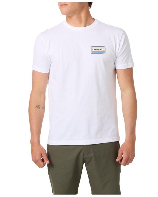 O'neill Sportswear White Banner T-shirt for men
