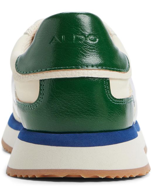 ALDO White Deanna Retro Lace-up jogger Sneakers