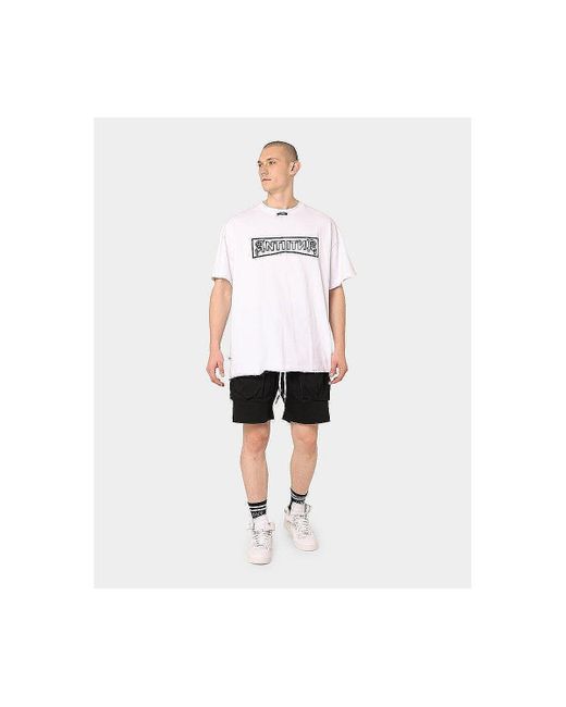 The Anti Order Black Neo Military Cargo Shorts for men