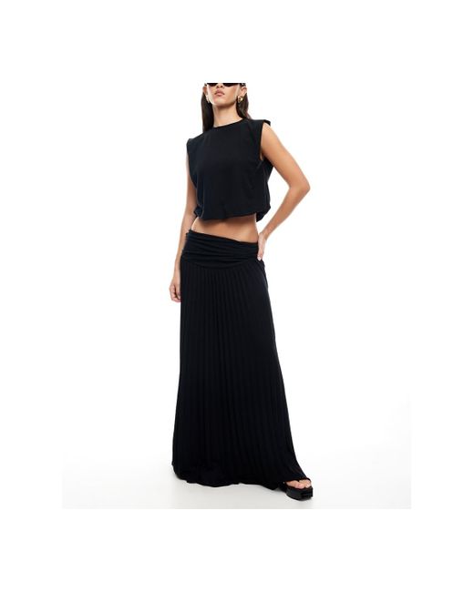 Lioness Black Field Of Dreams Crop Top