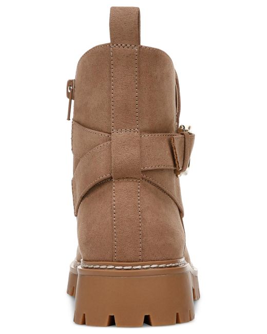 Giani Bernini Brown Jaynaa Memory Foam Lug Sole Ankle Booties