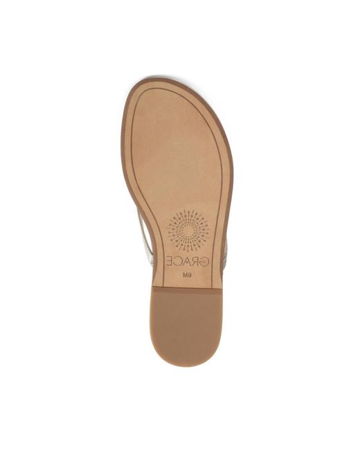 Grace White Sicily Sandal