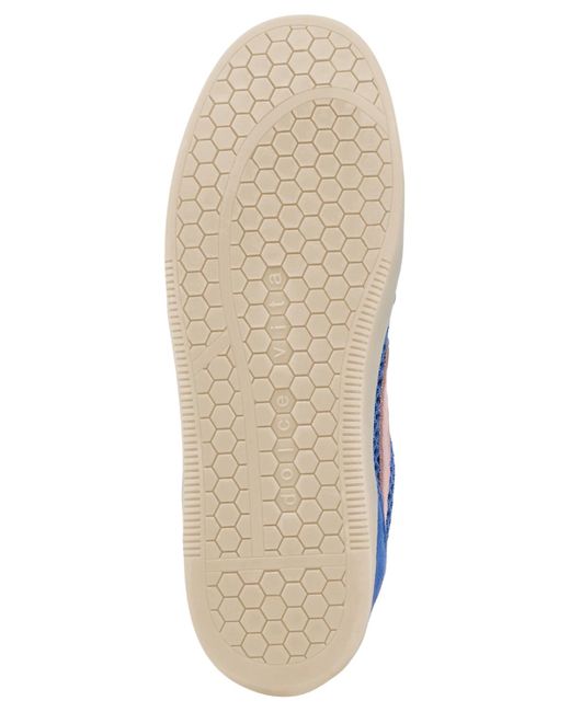 Dolce Vita Blue Notice Mesh Low Profile Lace-up Sneakers