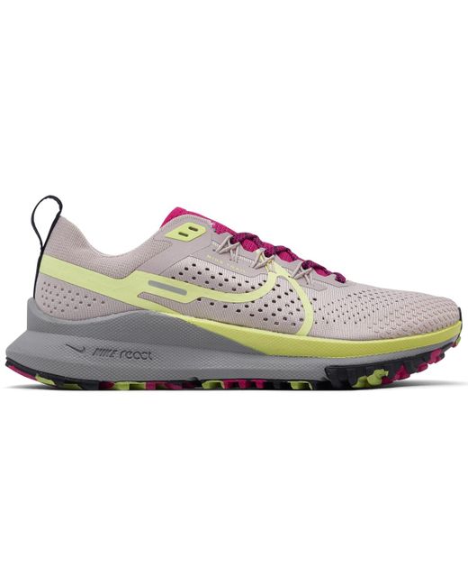 Nike React Pegasus Trail 4 Trail Running Shoes From Finish Line in Pink ...