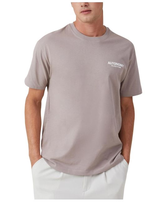 Cotton On Gray Easy T-shirt for men