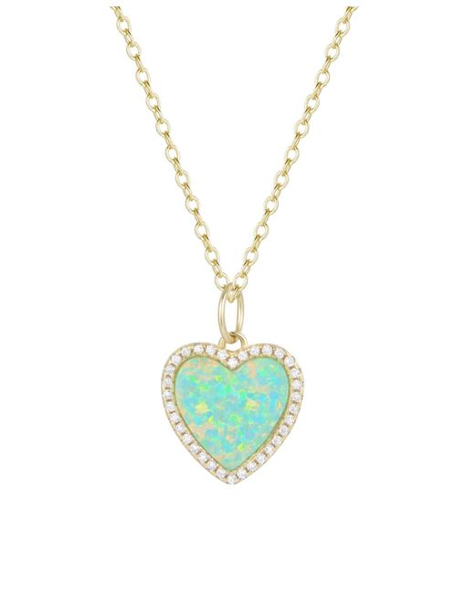 KAMARIA Metallic Heart Necklace