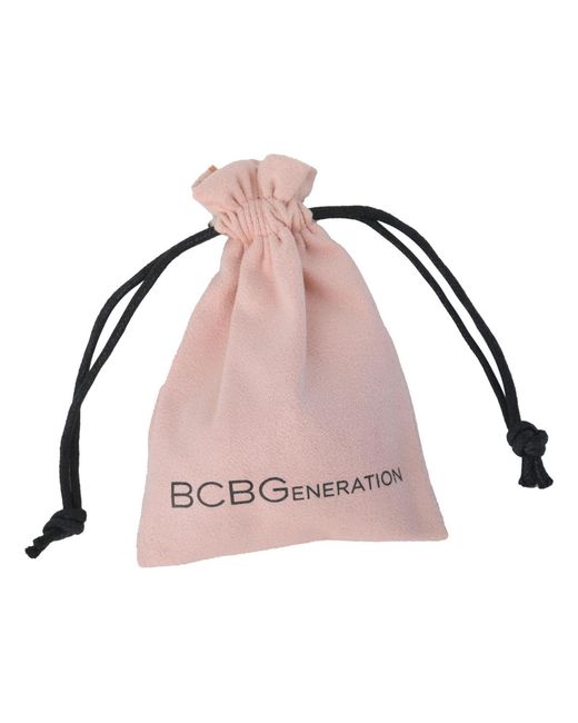 BCBGeneration Metallic Layered Triangle Drop Earrings