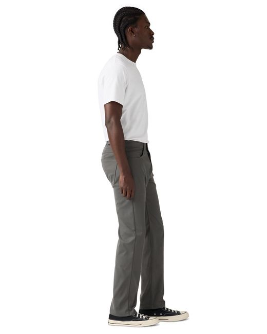 Levi's Gray 514 Straight Tech Pants for men