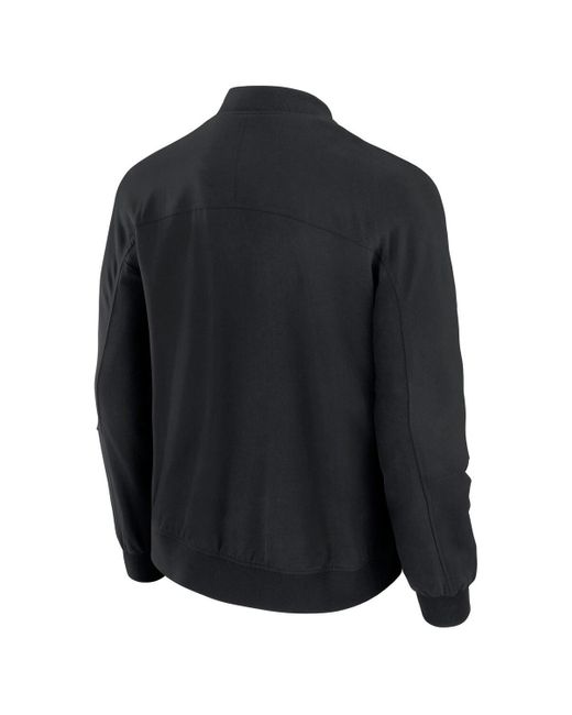 J. Palmer Black Ohio State Buckeyes Lightweight Cover-4 Tri-blend Full-zip Jacket for men