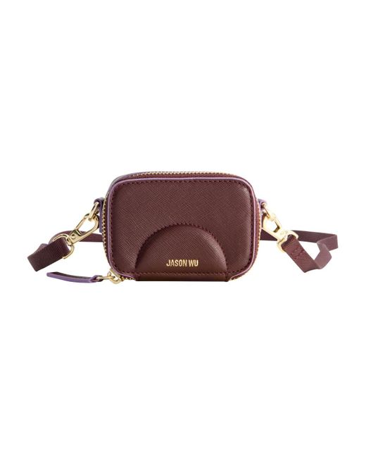 Jason Wu Brown Micro Crossbody Bag – Grape