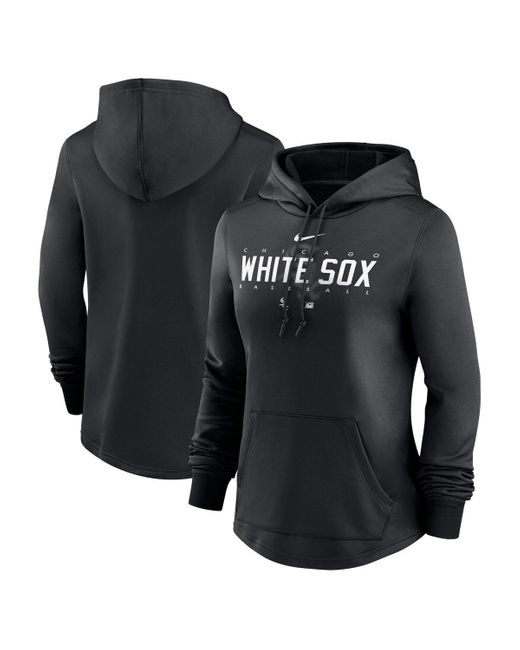 Nike Black Chicago White Sox Authentic Collection Pregame Performance Pullover Hoodie