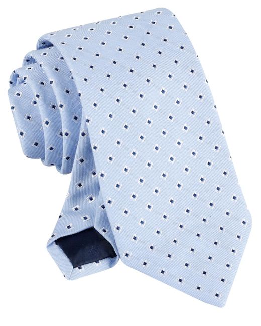 Tommy Hilfiger Blue Stefan Classic Square Neat Tie for men